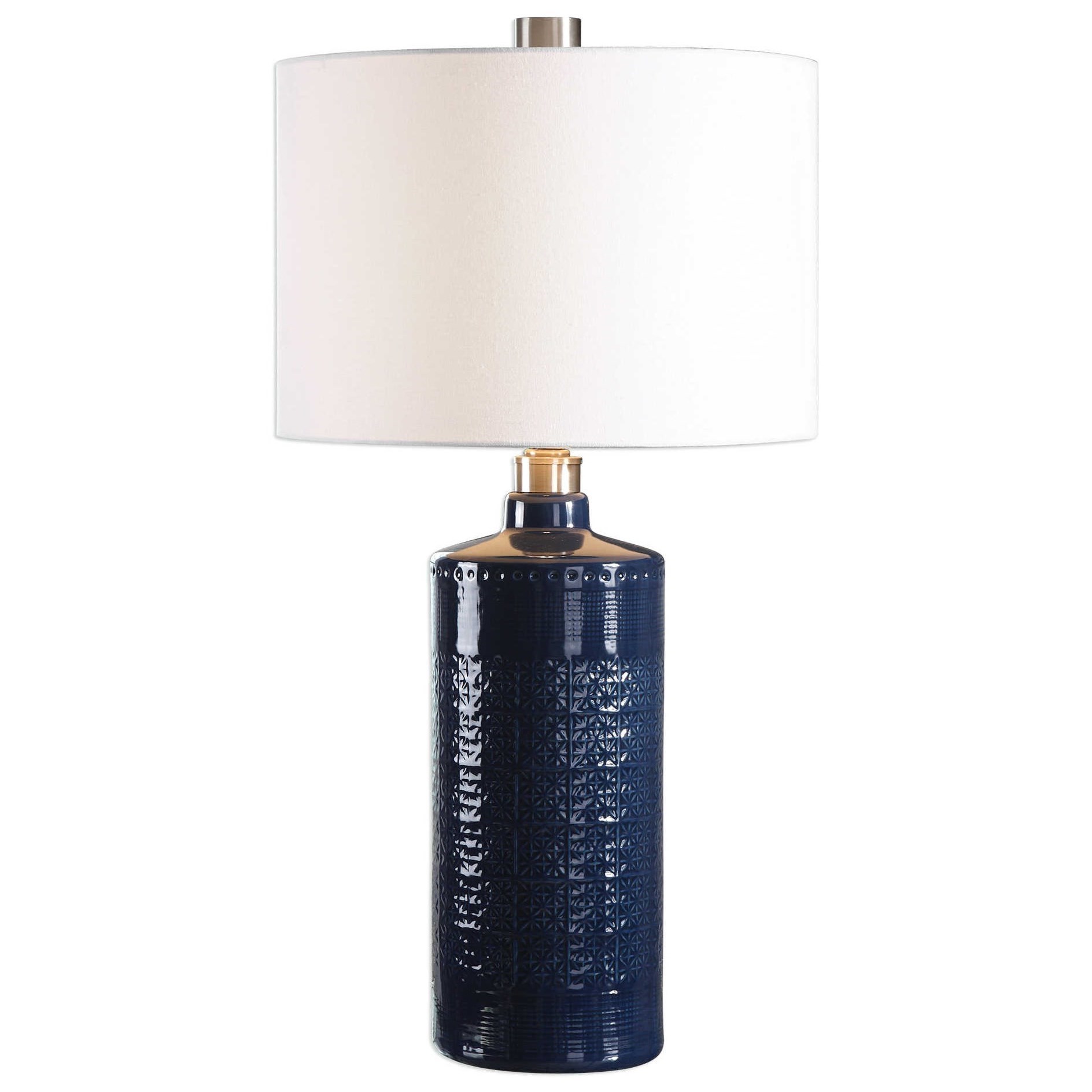 Uttermost Table Lamps Thalia Royal Blue Table Lamp Wayside Furniture